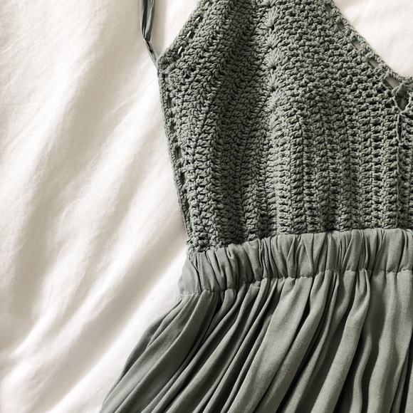 SOLD Windsor Crochet Maxi Dress - Picture 3 of 9